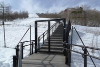 Fences to prevent the entrance of deer