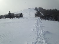 1/21　本日の積雪深７５センチ