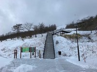 3cm程度の積雪