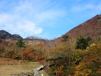 赤薙山から上初冠雪