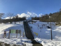 積雪情報　園内１５㎝ほど