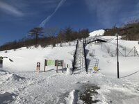 積雪情報　園内40ｃｍほど