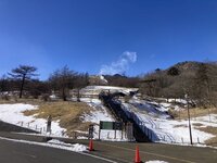 積雪状況　園内は階段、遊歩道のみ利用可