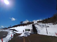 積雪情報　2/29に15㎝程降雪がありましだが、現在は積雪10㎝程度です。