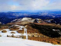 今朝の気温-10℃　寒波が来てますが積雪は殆んど増えていません
